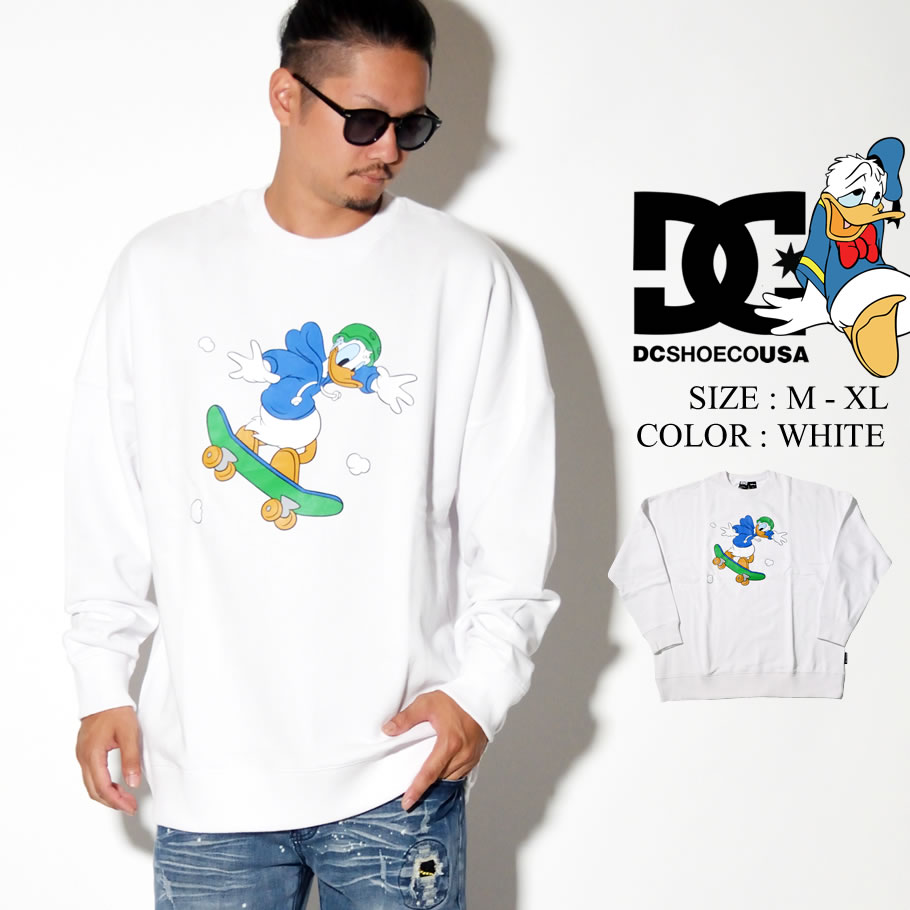 ディズニー DC トレーナー メンズ フリース クルーネック 5420J934 2019秋 新作