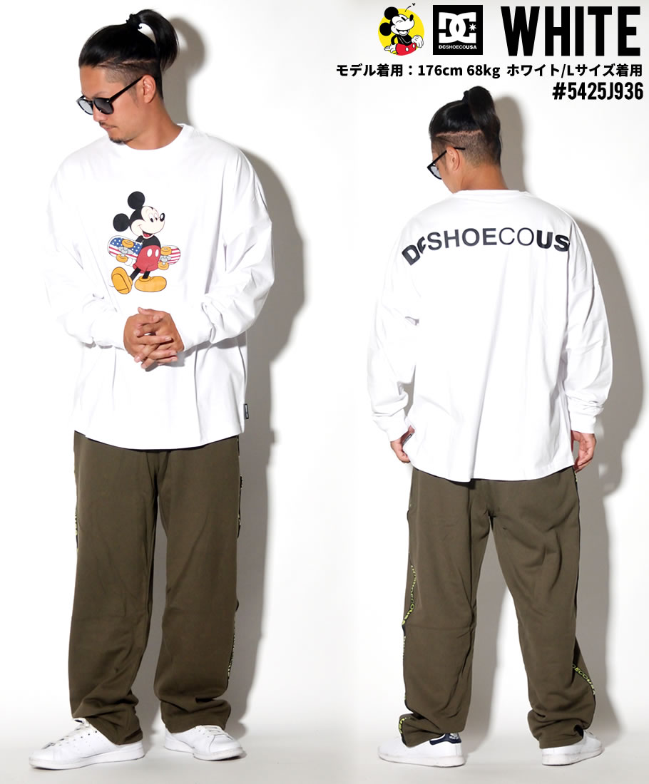 ミッキー DC Tシャツ メンズ 長袖 ロンT 5425J936 2019秋 新作