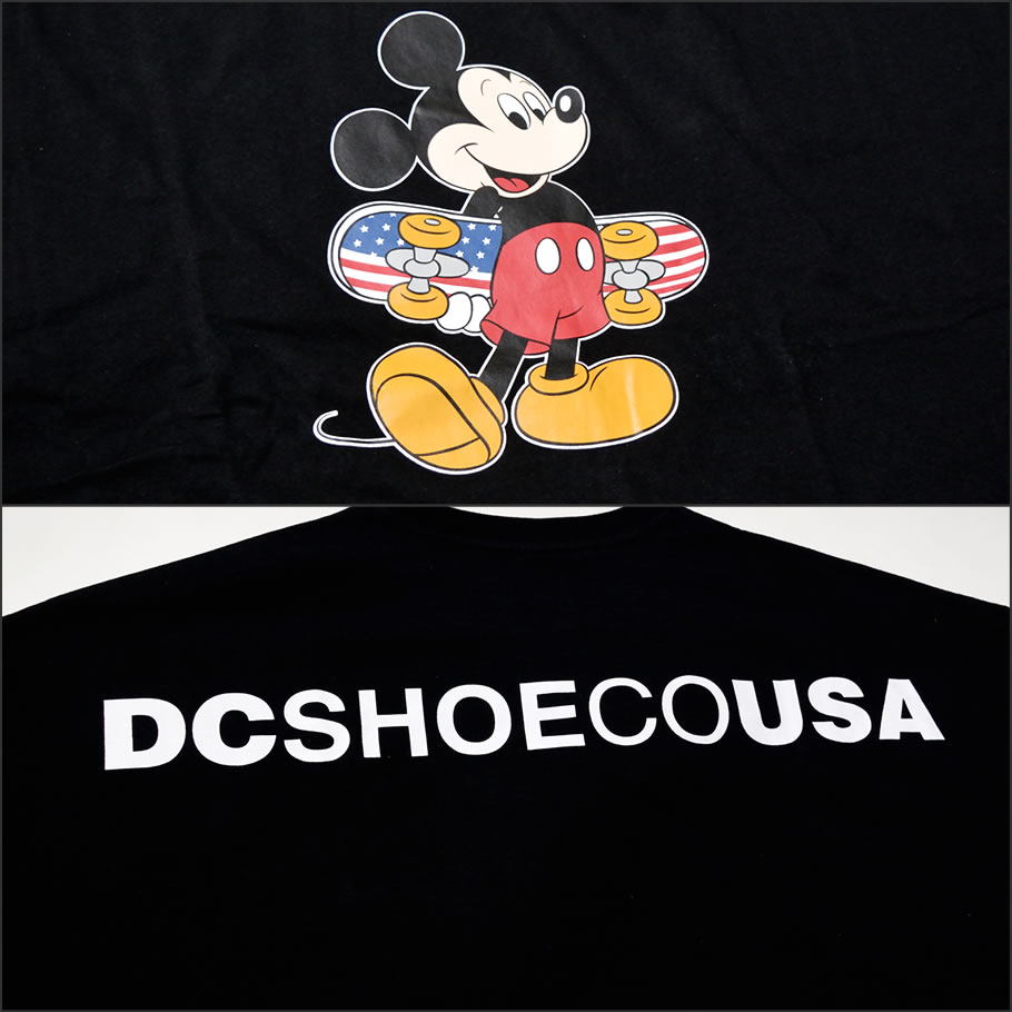 ミッキー DC Tシャツ メンズ 長袖 ロンT 5425J936 2019秋 新作