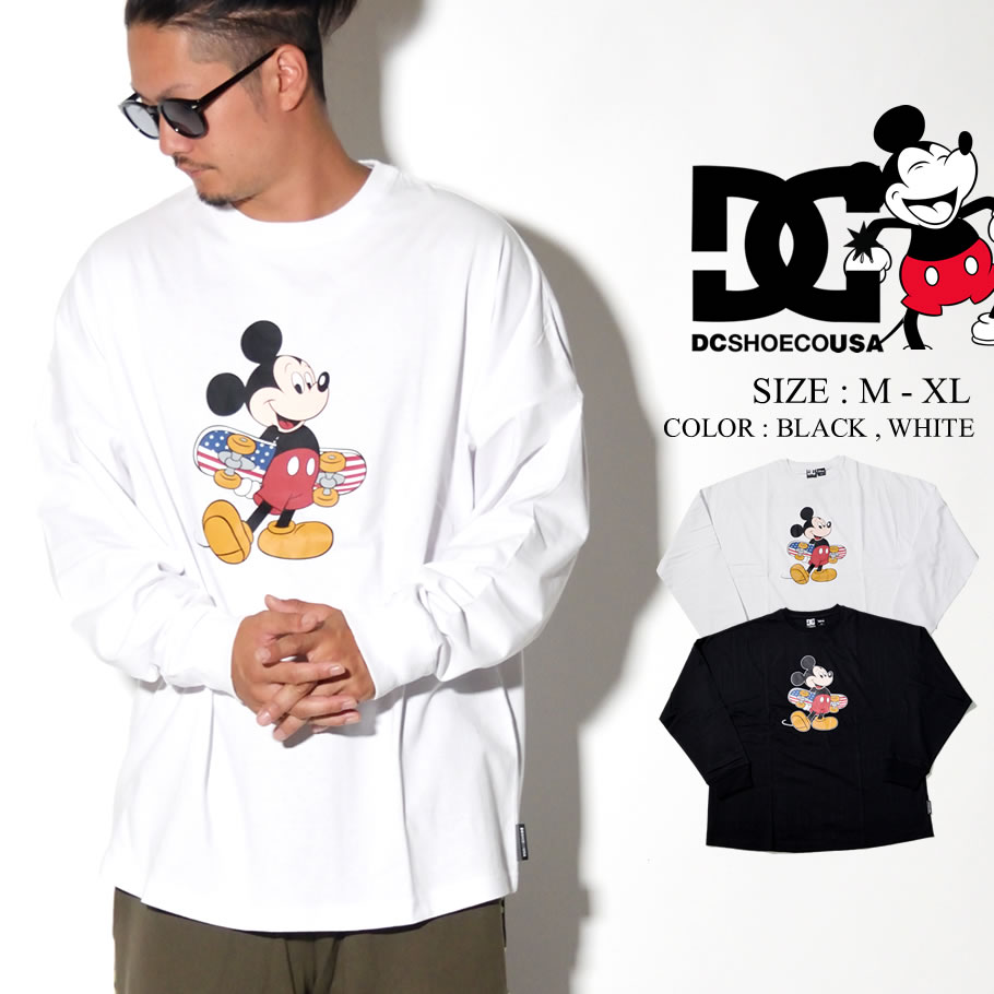 ミッキー DC Tシャツ メンズ 長袖 ロンT 5425J936 2019秋 新作