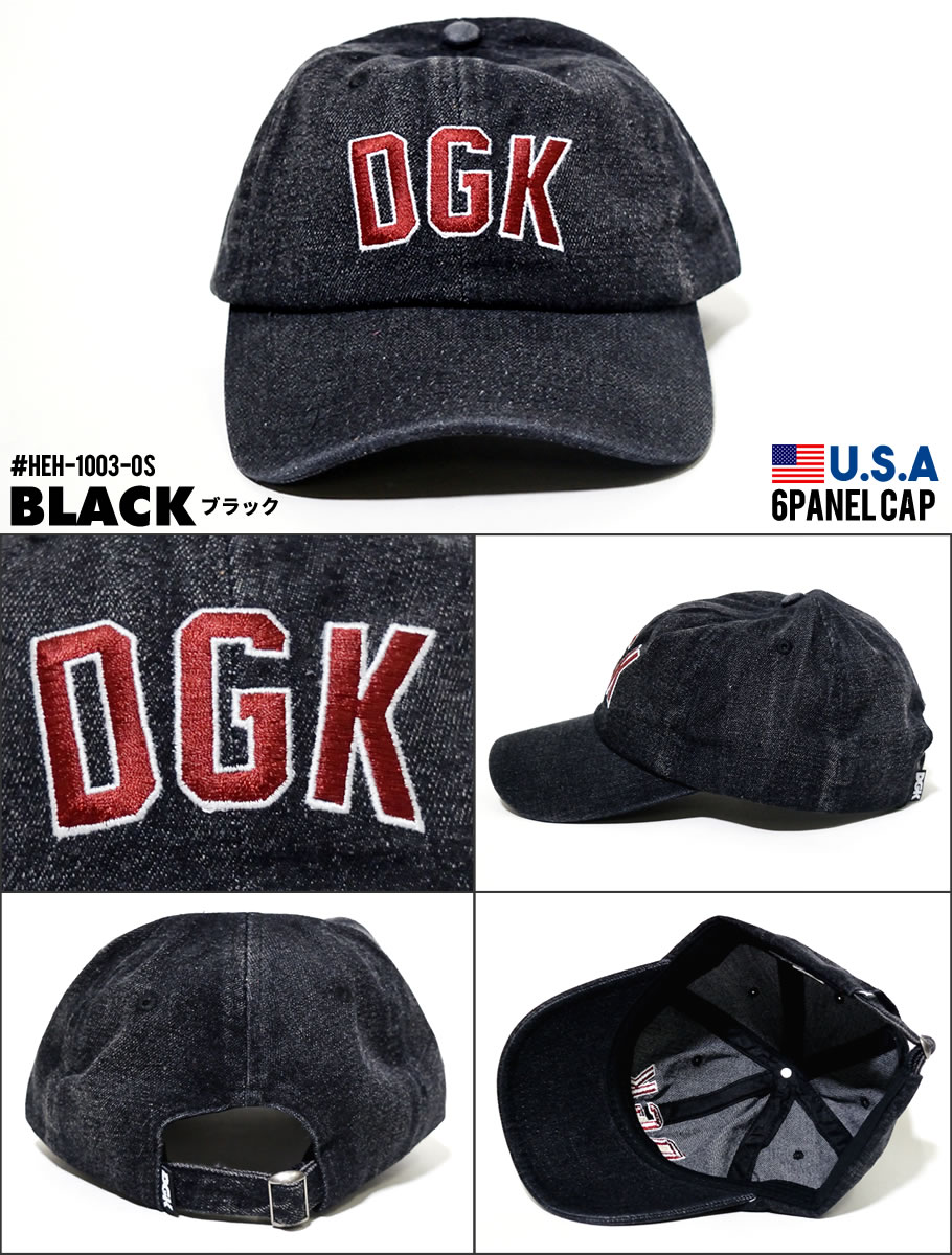 DGK デニムストラップバックキャップメンズ 帽子 HEH-1003 大きいサイズ 2018秋冬 新作