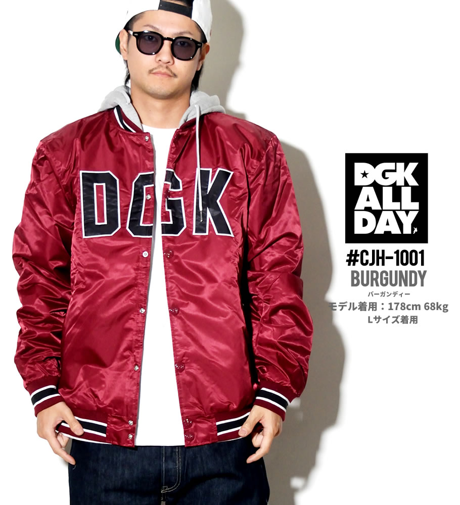 DGK スタジャン メンズ フード付き CJH-1001 大きいサイズ 2018秋冬 新作