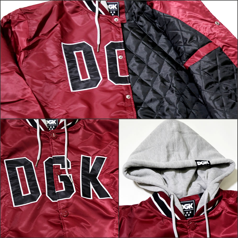 DGK スタジャン メンズ フード付き CJH-1001 大きいサイズ 2018秋冬 新作