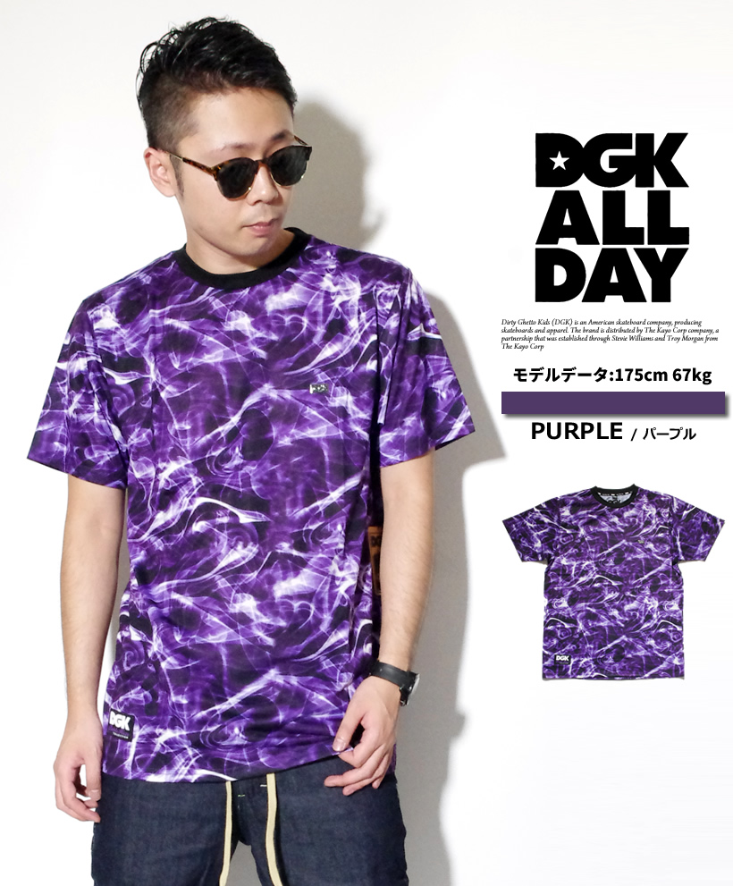 DGK ディージーケー Tシャツ メンズ 総柄 B系 ストリート系 スケーター ファッション