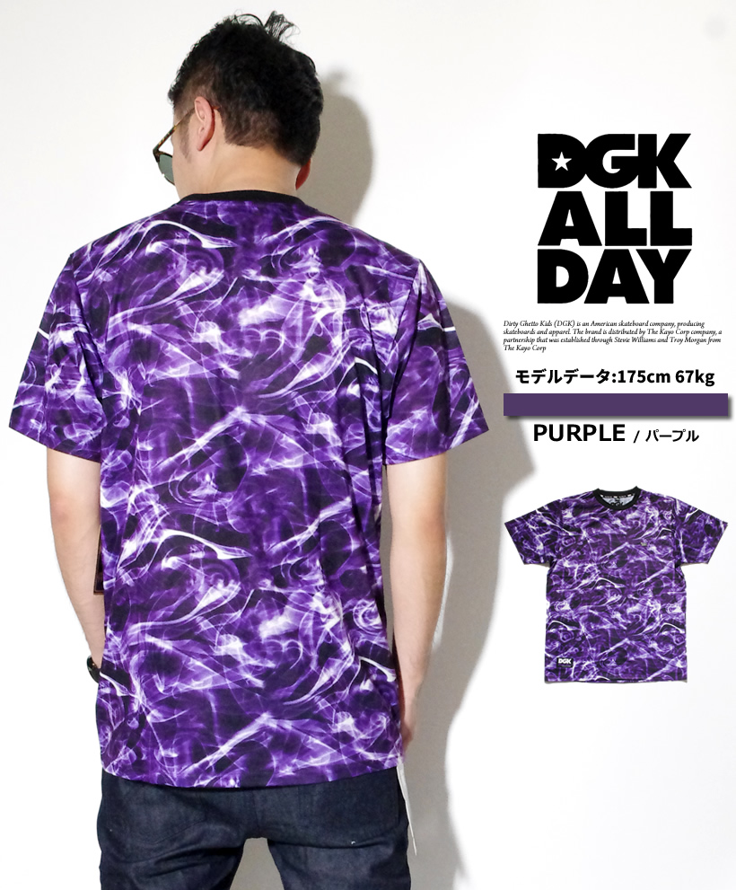 DGK ディージーケー Tシャツ メンズ 総柄 B系 ストリート系 スケーター ファッション