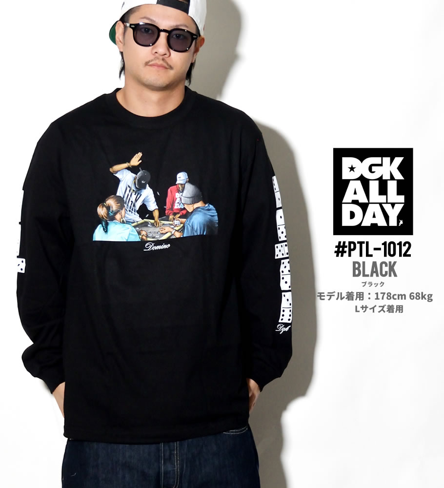DGK Tシャツ メンズ 長袖 ロンT PTL-1012 大きいサイズ 2018秋冬 新作