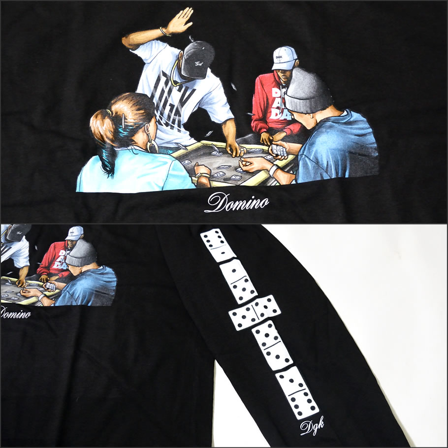 DGK Tシャツ メンズ 長袖 ロンT PTL-1012 大きいサイズ 2018秋冬 新作