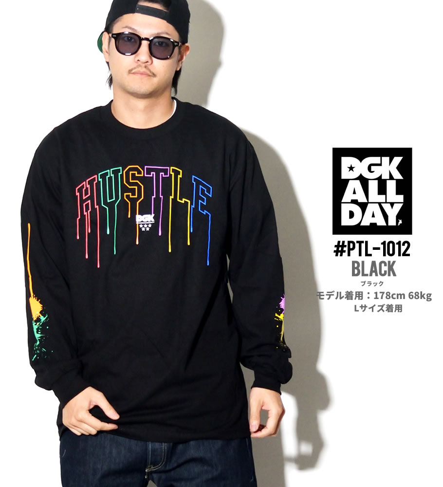 DGK Tシャツ メンズ 長袖 ロンT PTL-1015 大きいサイズ 2018秋冬 新作