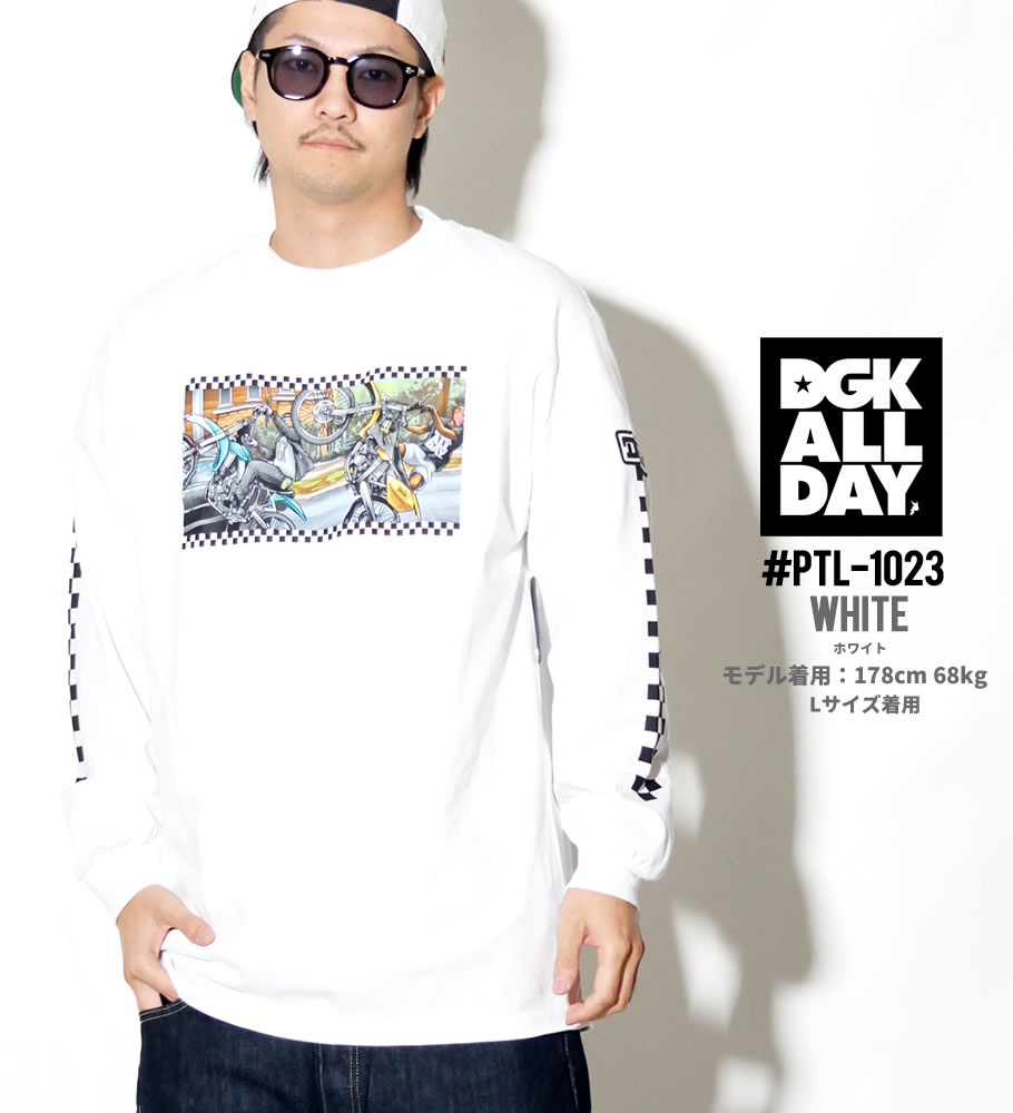 DGK Tシャツ メンズ 長袖 ロンT PTL-1023 PTL-1024 大きいサイズ 2018秋冬 新作