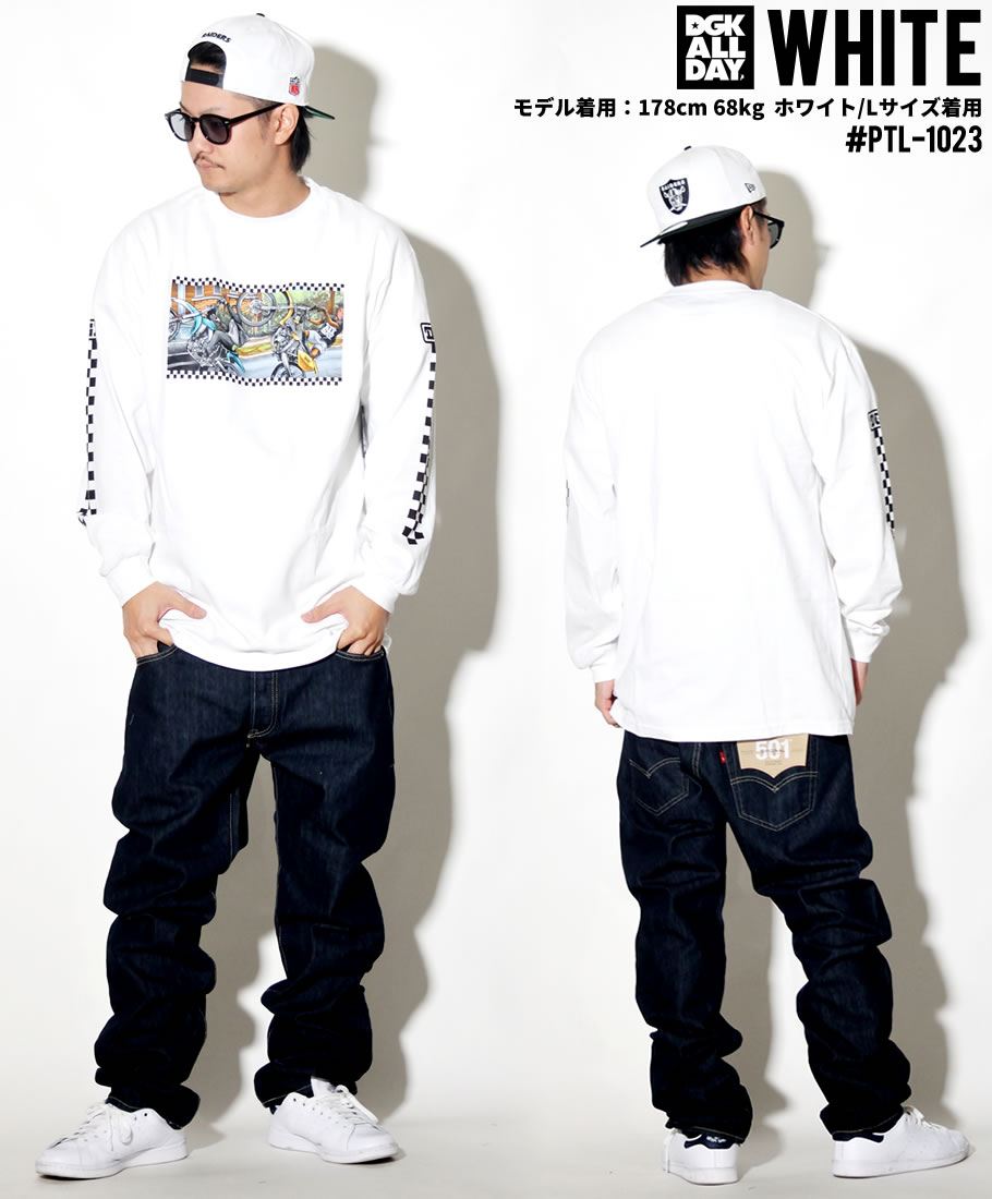 DGK Tシャツ メンズ 長袖 ロンT PTL-1023 PTL-1024 大きいサイズ 2018秋冬 新作