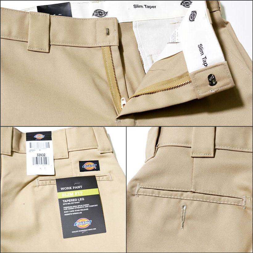 Dickies ディッキーズ WP830 ワークパンツ メンズ スリムフィット 大きいサイズ ストレート
