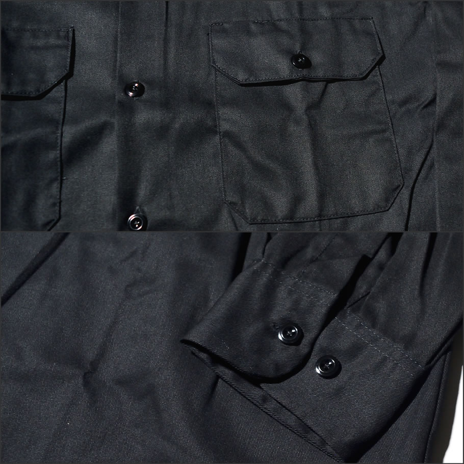 USモデル Dickies ディッキーズ ワークシャツ Long Sleeve Work Shirt 574 B系 ストリート系