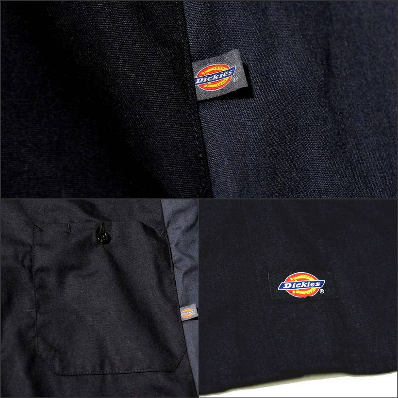 Dickies ディッキーズ ワークシャツ メンズ 半袖 おしゃれ 海外 ブランド 大きいサイズ 黒