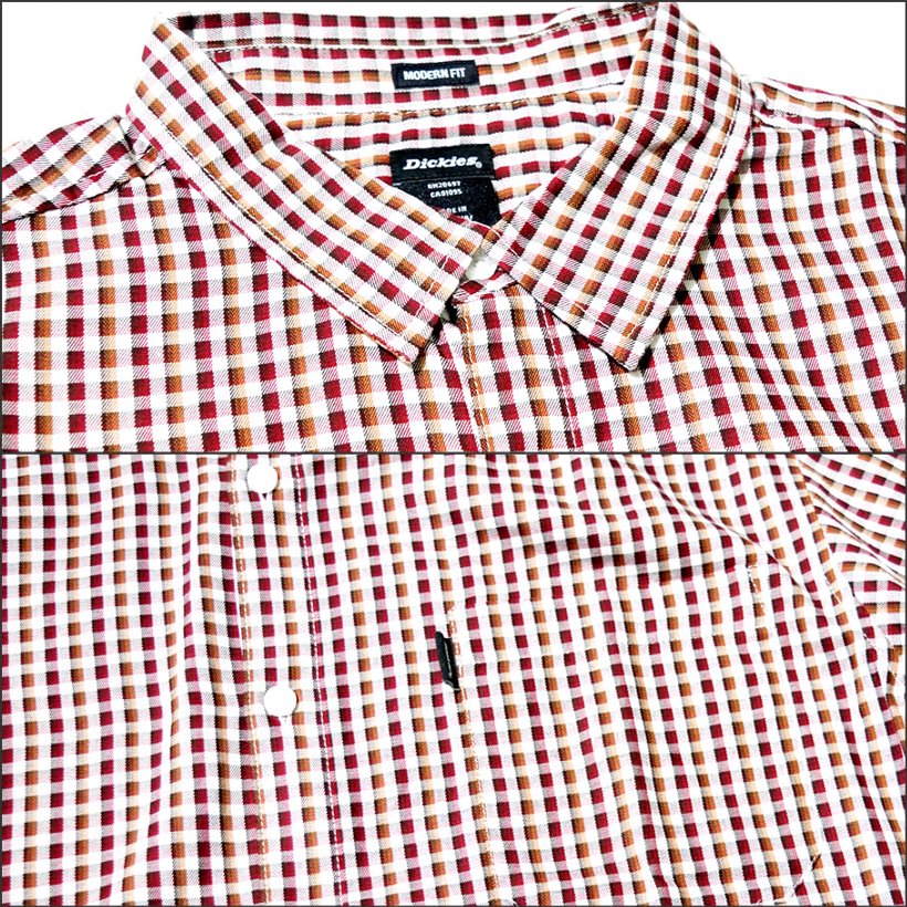 Dickies ディッキーズ チェックシャツ メンズ おしゃれ 半袖 カジュアル ブランド ポケット WS530 USサイズ 大きいサイズ 2018夏 新作