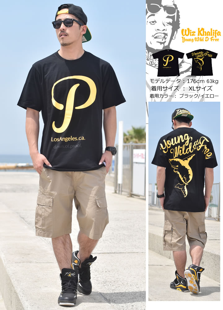 DOP ディーオーピー Tシャツ Wiz Khalifa シャークタトゥー メンズ 半袖 B系 ファッション ストリート系 HIPHOP ダンス 衣装 ヒップホップ