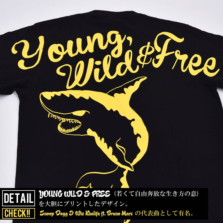 DOP ディーオーピー Tシャツ Wiz Khalifa シャークタトゥー メンズ 半袖 B系 ファッション ストリート系 HIPHOP ダンス 衣装 ヒップホップ