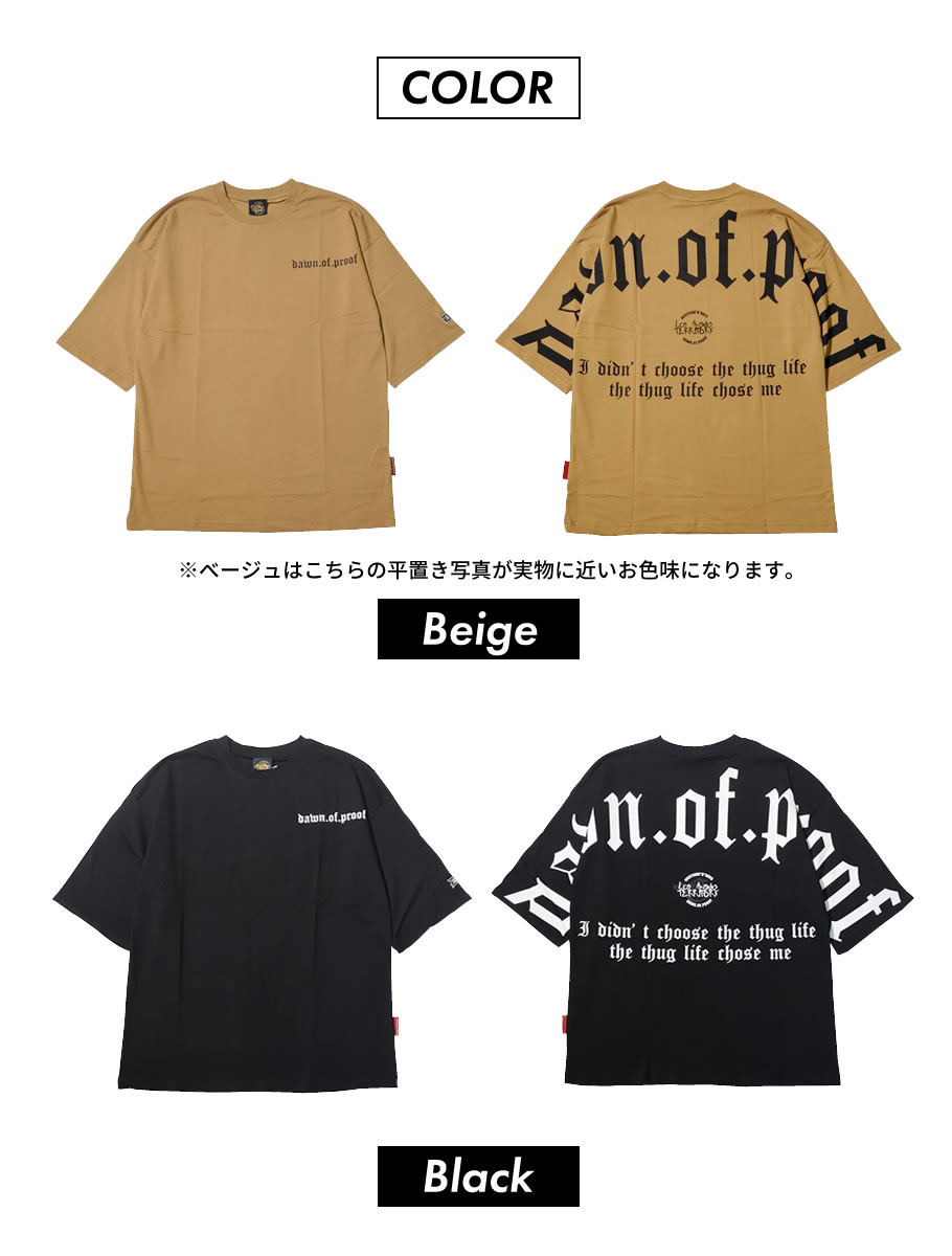 ビッグtシャツ メンズ ブランド 大きいサイズ ビックシルエット 夏 バッグプリント ストリートファッション b系 ディーオーピー dop 2020夏 新作