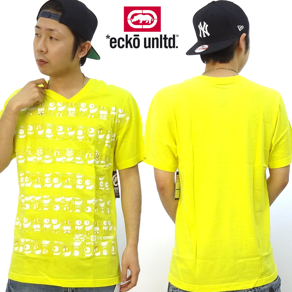 Lサイズ エコーアンリミテッド ECKOUNLTD Tシャツ 半袖 B系 大きいサイズ