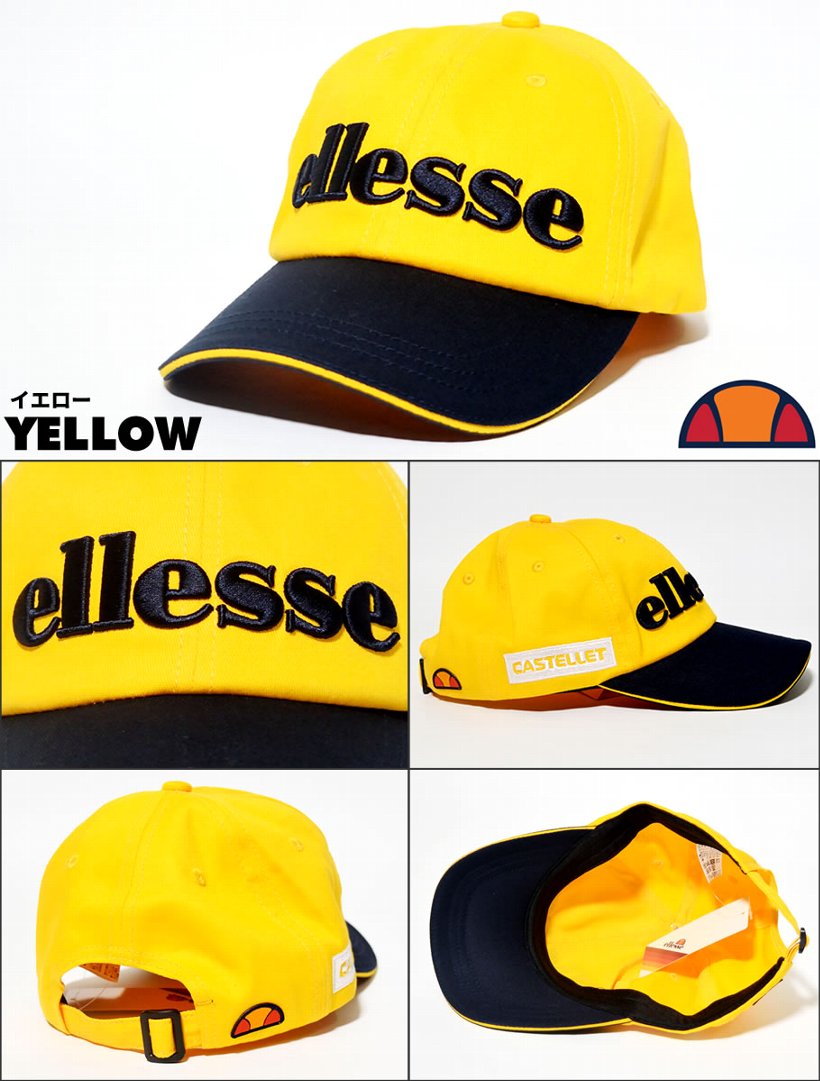 ellesse エレッセ アジャスターキャップ メンズ 帽子 サイズ調節可能 EAE19100 海外モデル 服 帽子 通販