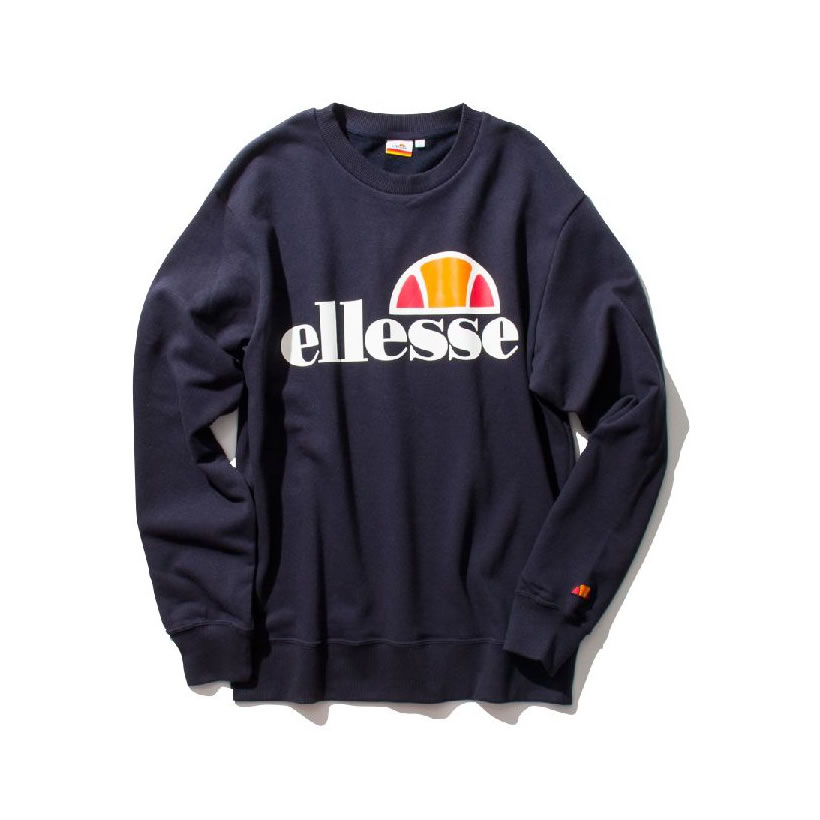 ellesse エレッセ トレーナー メンズ クルーネック EH39301 ストリート系 スポーツMIX ファッション コーディネート 服 通販 新作