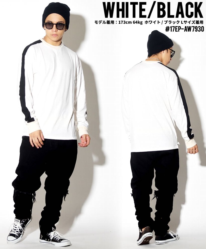 Eptm エピトミ ロンt 長袖tシャツ メンズ ストリート系 モード系 Hiphoph ヒップホップ ファッション 通販 Eptt002