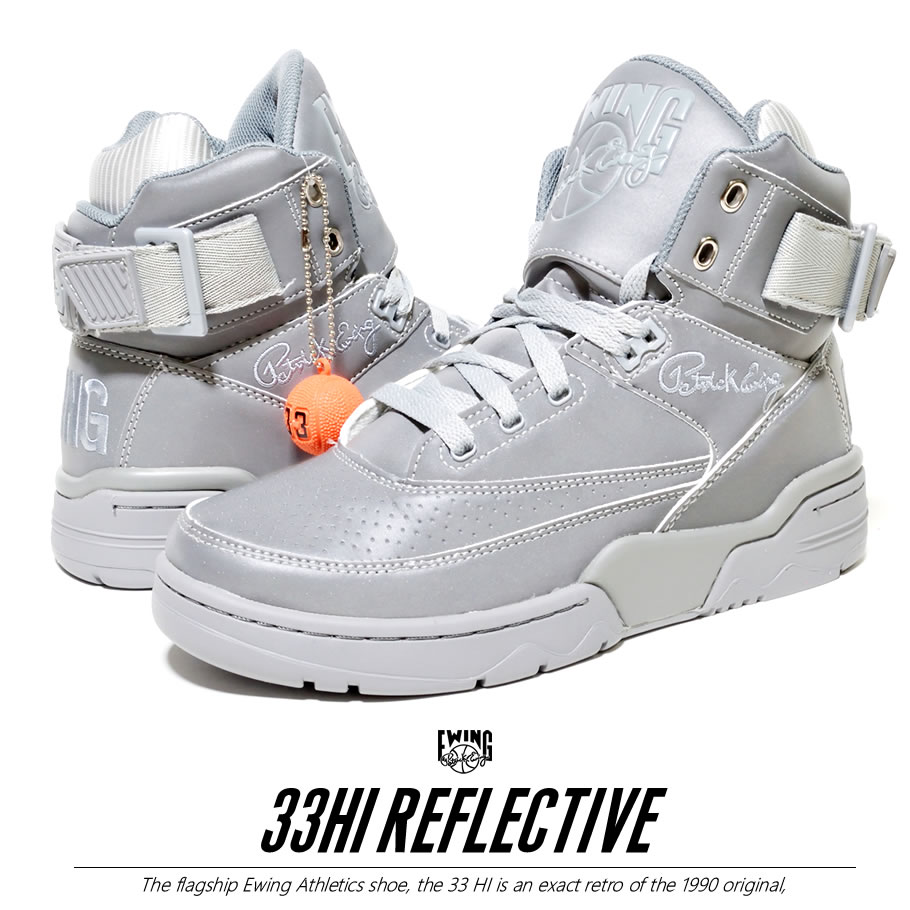 EWING ATHLETICS ユーイングアスレチックス 33 HI スニーカー メンズ おしゃれ ブランド バスケットシューズ バスケットボール ハイカット 灰