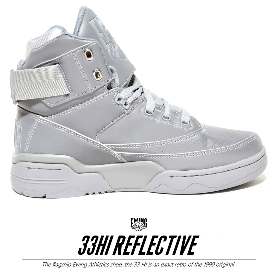 EWING ATHLETICS ユーイングアスレチックス 33 HI スニーカー メンズ おしゃれ ブランド バスケットシューズ バスケットボール ハイカット 灰