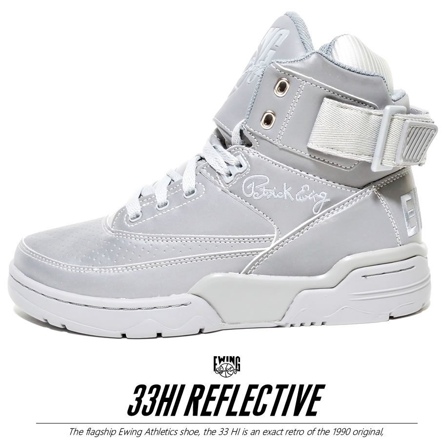 EWING ATHLETICS ユーイングアスレチックス 33 HI スニーカー メンズ おしゃれ ブランド バスケットシューズ バスケットボール ハイカット 灰
