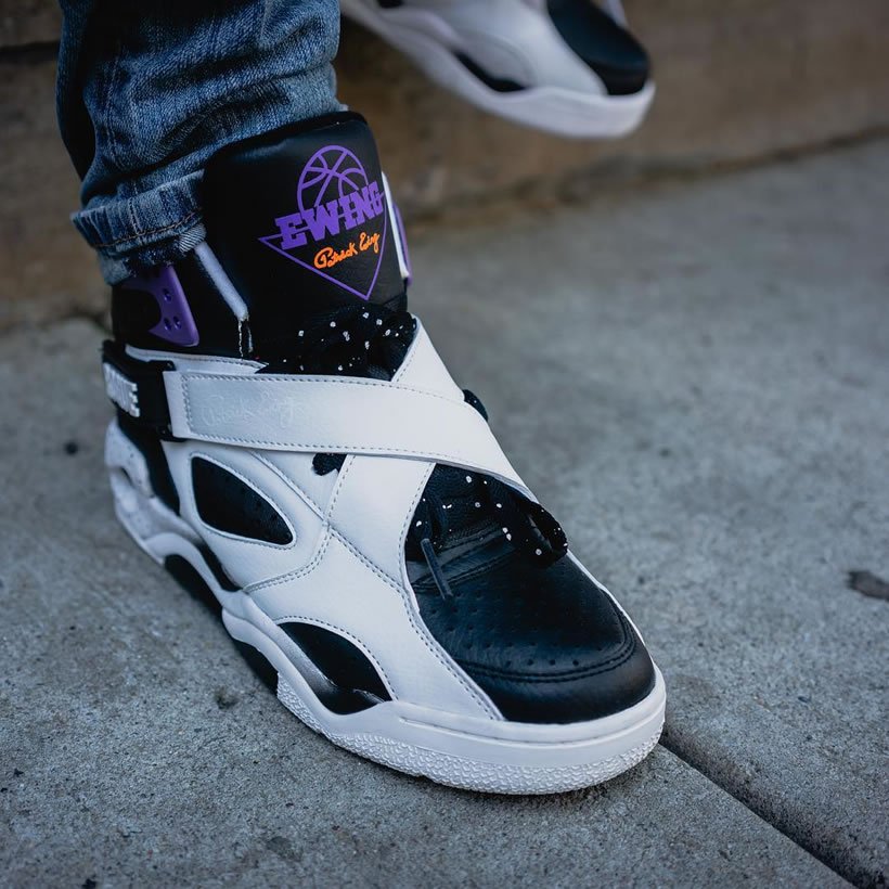 EWING ATHLETICS ユーイング バッシュ EWING ROGUE クロスストラップ スニーカー メンズ おしゃれ ブランド バスケットシューズ バスケットボール ハイカット 白