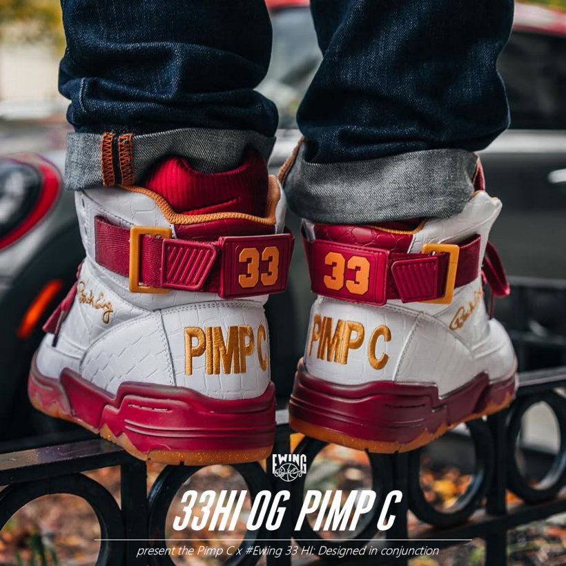 EWING ATHLETICS ユーイング バッシュ EWING 33 HI x PIMP C スニーカー メンズ ハイカット