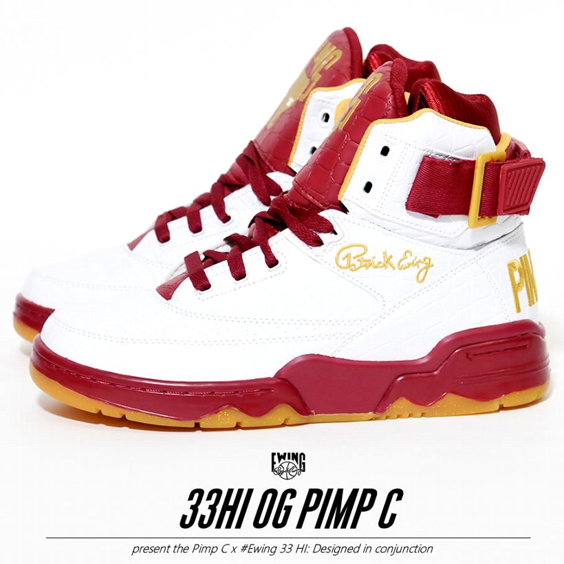 EWING ATHLETICS ユーイング バッシュ EWING 33 HI x PIMP C スニーカー メンズ ハイカット