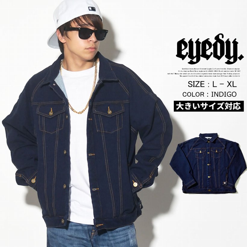 Eyedy アイディー デニムジャケット メンズ マリア 女神様 チカーノ カジュアル ファッション 通販 Eye Jkt1708 Eyjt093