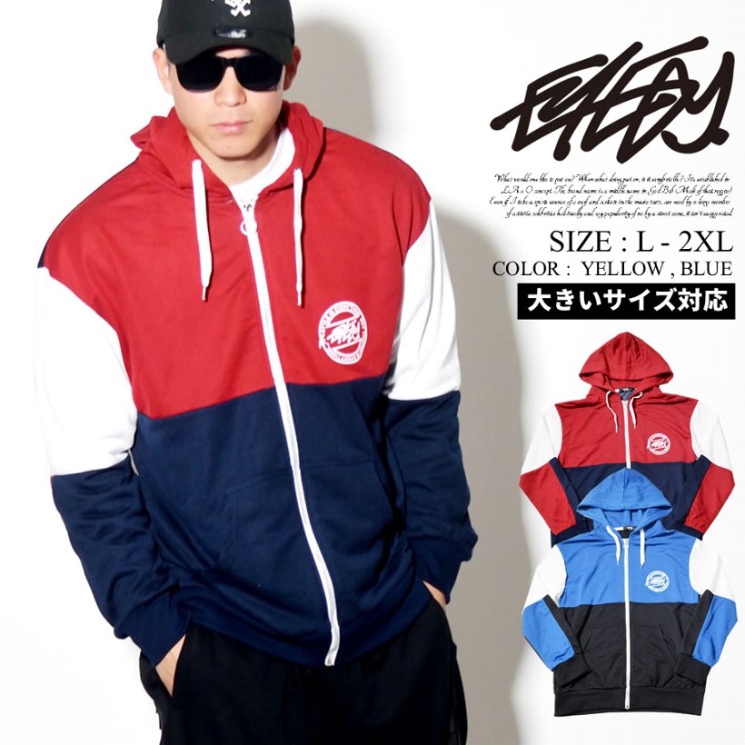 Eyedy アイディー ジップパーカー メンズ ストリート系 カジュアル ファッション Eye Cut1904 服 通販