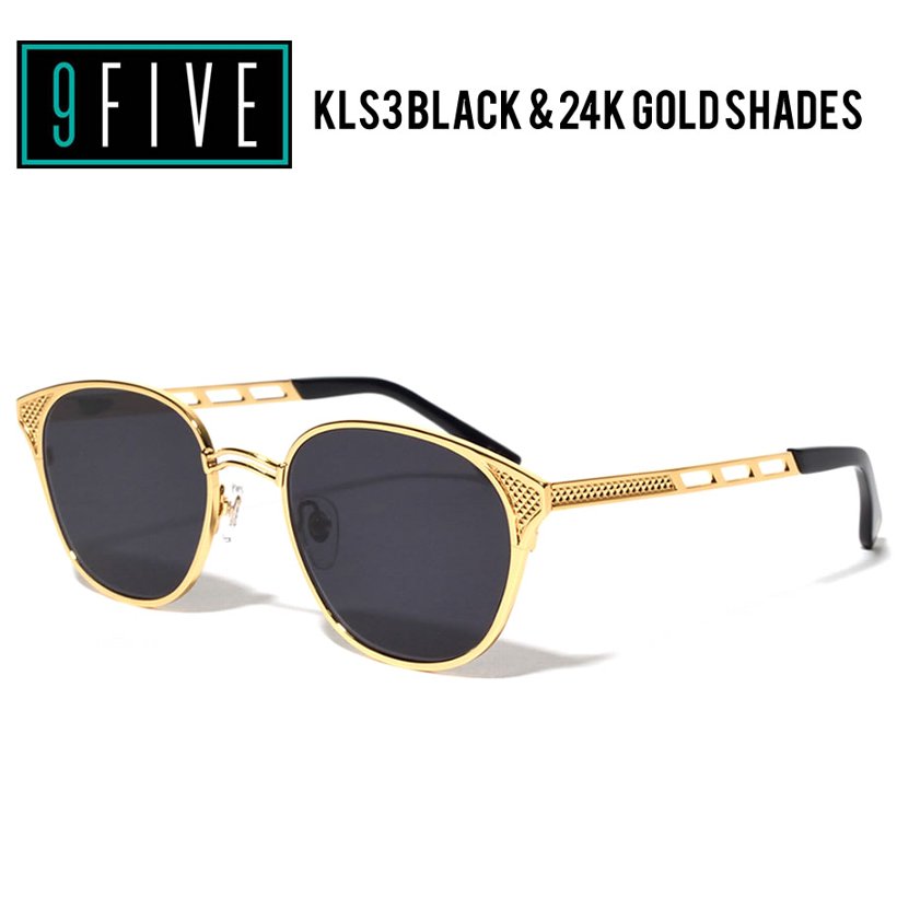 9FIVE サングラス メンズ UVカット ブランド 24k 金 ゴールド 2018春夏 新作