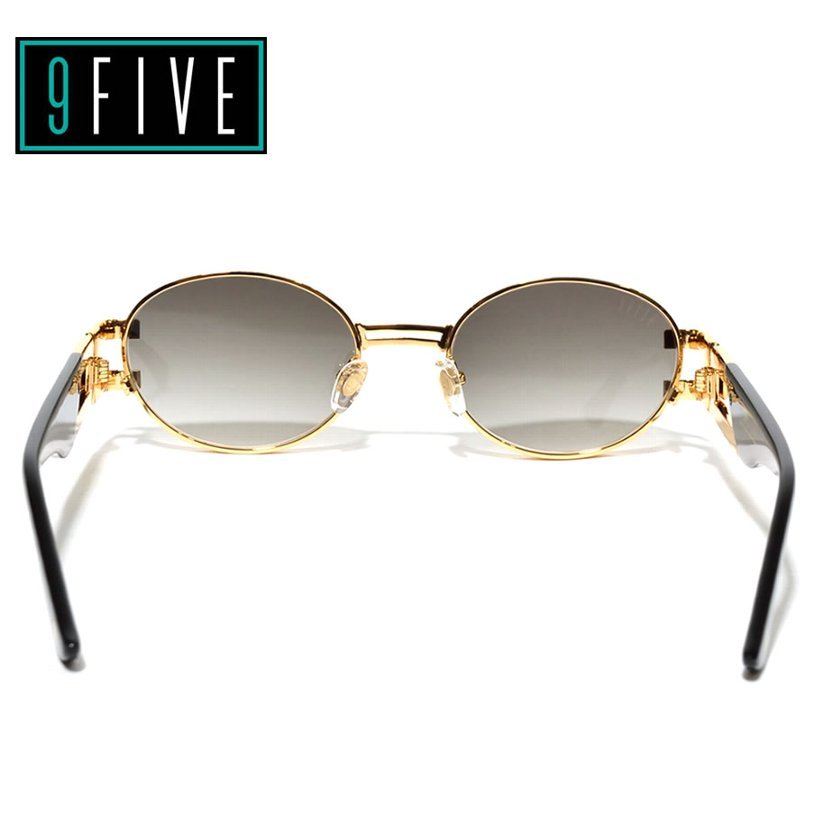 9FIVE サングラス メンズ UVカット ブランド 24k 金 ゴールド ST. JAMES グラデーションレンズ