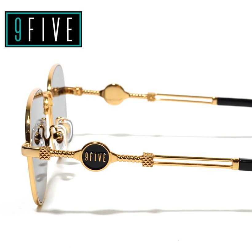 9FIVE サングラス メンズ UVカット ブランド 24k 金 ゴールド ST.MICHAEL カラーレンズ B系 ストリート ヒップホップ
