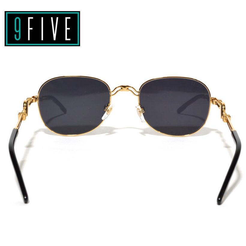 9FIVE サングラス メンズ UVカット ブランド 24k 金 ゴールド ST.MICHAEL カラーレンズ B系 ストリート ヒップホップ
