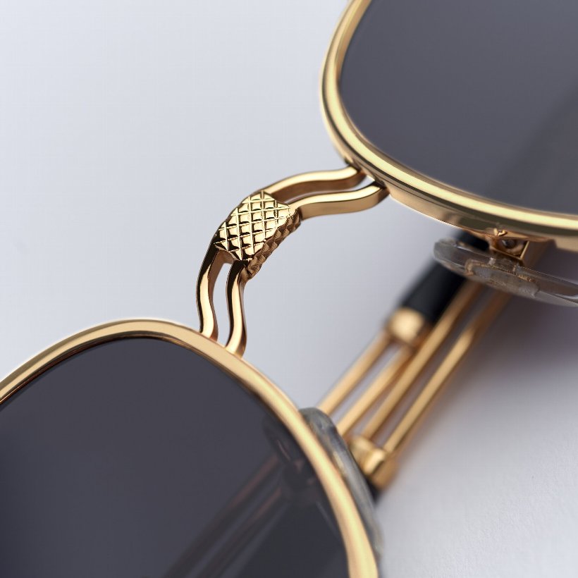 9FIVE サングラス メンズ UVカット ブランド 24k 金 ゴールド ST.MICHAEL カラーレンズ B系 ストリート ヒップホップ