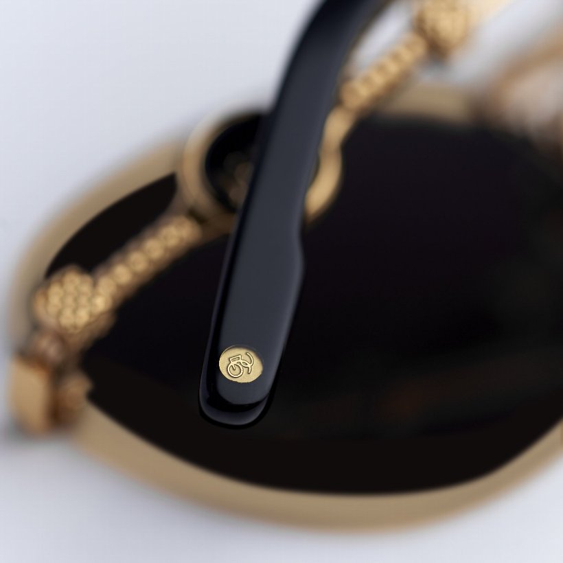 9FIVE サングラス メンズ UVカット ブランド 24k 金 ゴールド ST.MICHAEL カラーレンズ B系 ストリート ヒップホップ