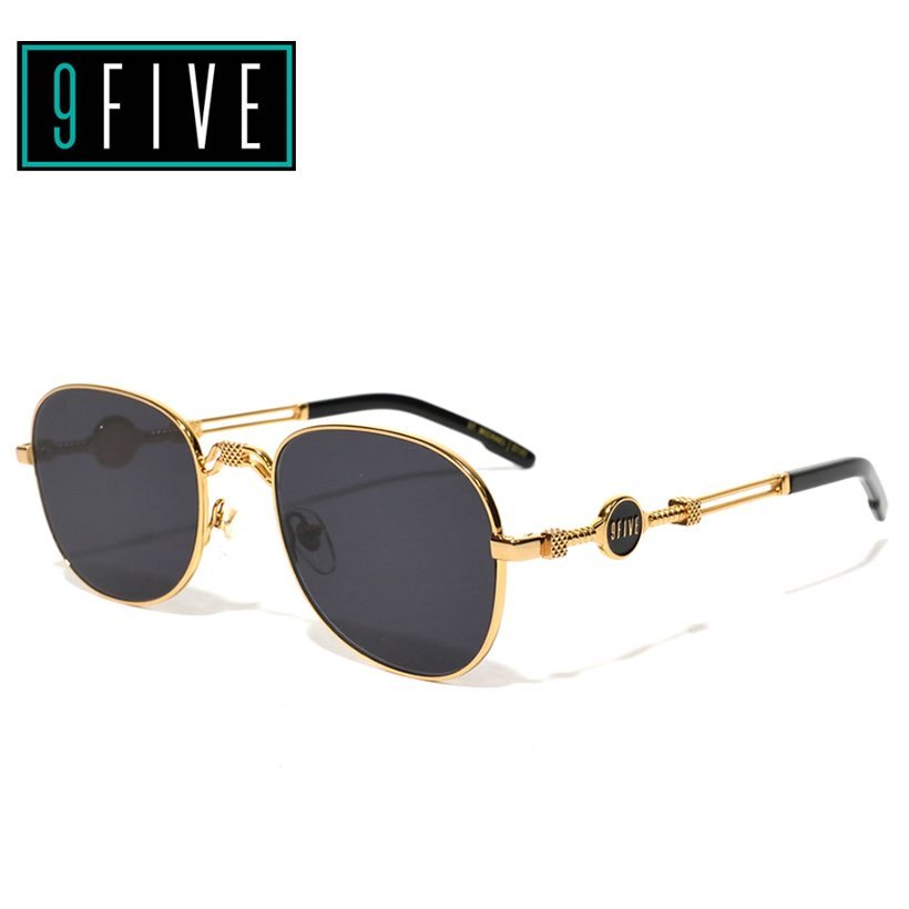 9FIVE サングラス メンズ UVカット ブランド 24k 金 ゴールド ST.MICHAEL カラーレンズ B系 ストリート ヒップホップ