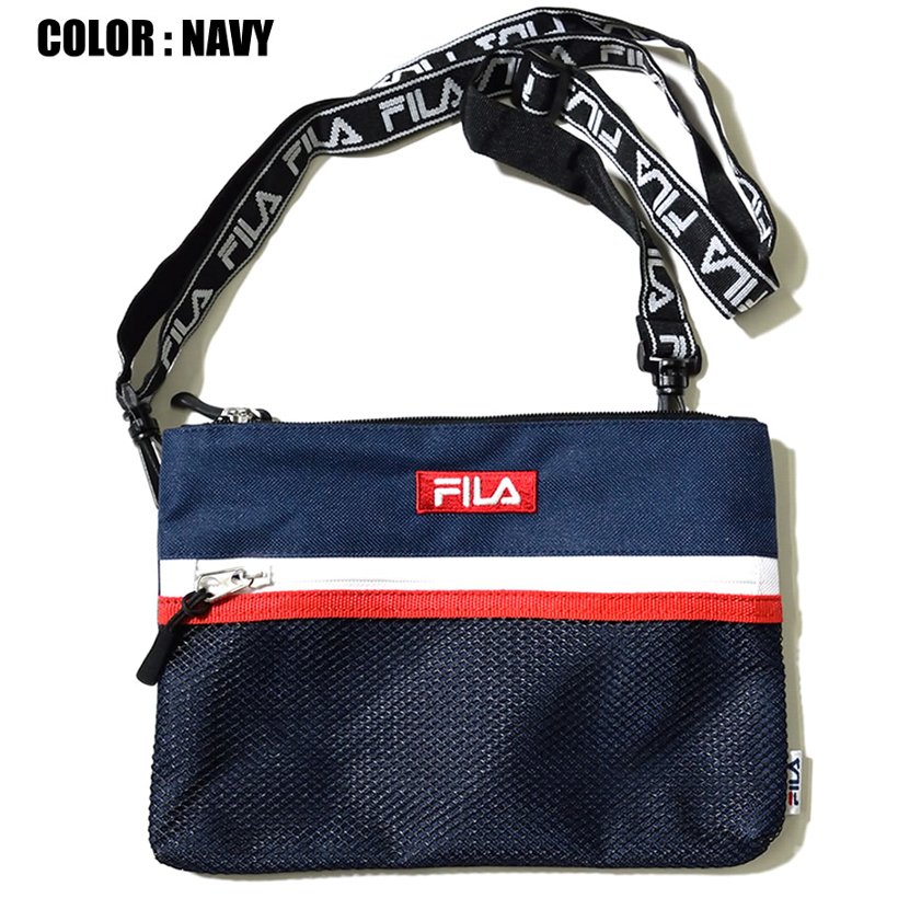 FILA フィラ サコッシュ ショルダーバッグ カジュアル ブランド 斜め掛け ポーチ 小物入れ おしゃれ 鞄 FM2097
