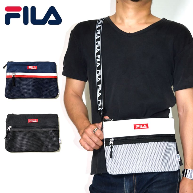 FILA フィラ サコッシュ ショルダーバッグ カジュアル ブランド 斜め掛け ポーチ 小物入れ おしゃれ 鞄 FM2097