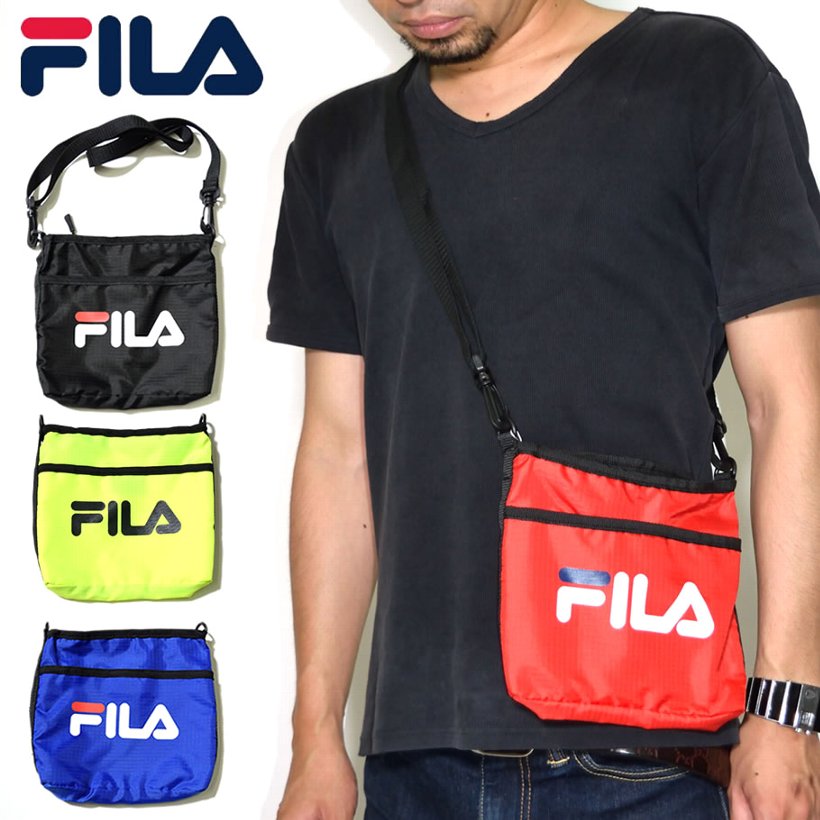 FILA フィラ サコッシュ ショルダーバッグ カジュアル ブランド 斜め掛け ポーチ 小物入れ おしゃれ 鞄 FM2098