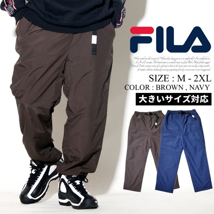 Fila フィラ ナイロンパンツ メンズ ベルト付 ストリート系 ヒップホップ Hiphop ファッション Fm9457 服 通販 Fila フィラ ナイロンパンツ メンズ ベルト付 ストリート系 ヒップホップ Hiphop ファッション Fm9457 服 通販