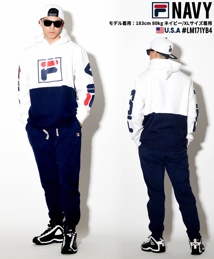 FILA フィラ スウェットパンツ メンズ 大きいサイズ LM171YA4 USモデル 2019春 新作
