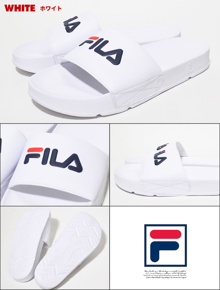 FILA DRIFTER フィラ シャワーサンダル メンズ ドリフター F0214 白