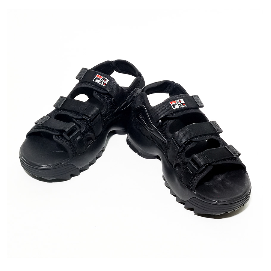 FILA フィラ スポーツサンダル メンズ 厚底 黒 F0707 FILA DISRUPTOR SD TOKYO