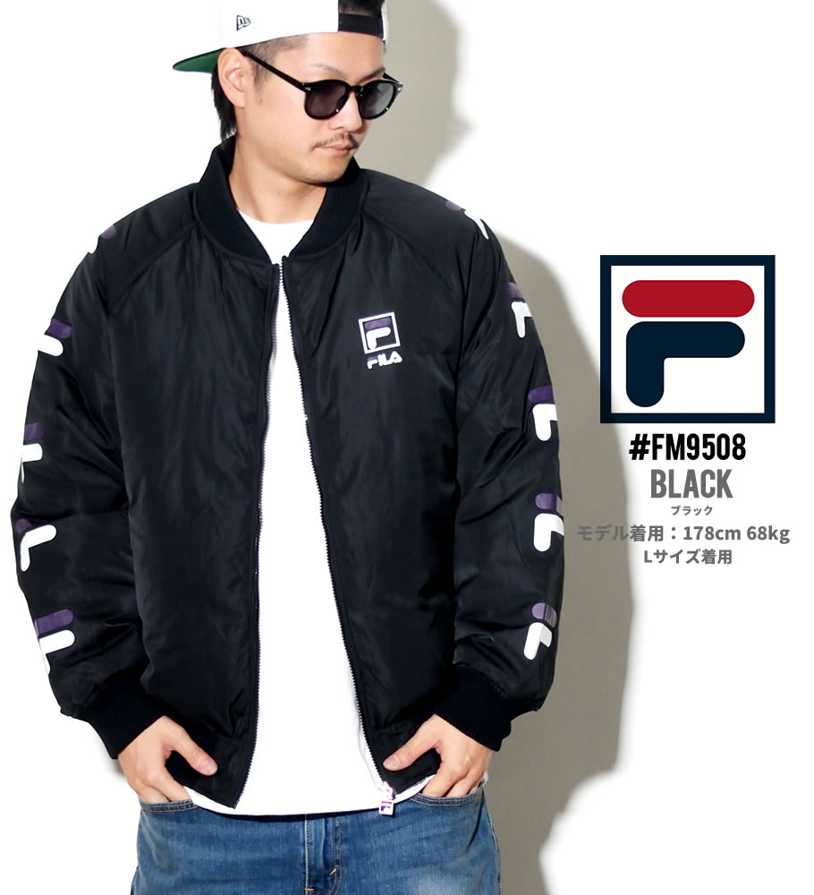 FILA フィラ MA-1 ボンバージャケット メンズ 大きいサイズ FM9508 2018秋冬 新作