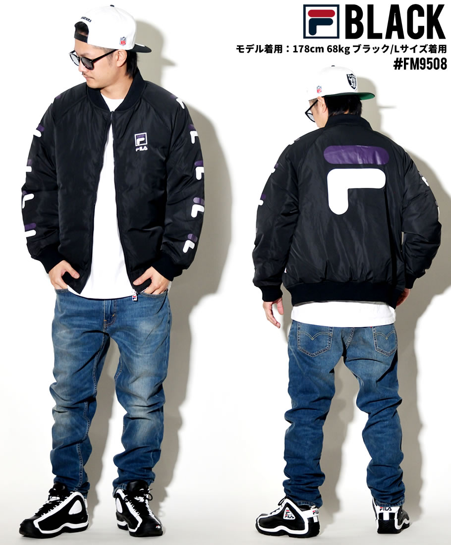 FILA フィラ MA-1 ボンバージャケット メンズ 大きいサイズ FM9508 2018秋冬 新作
