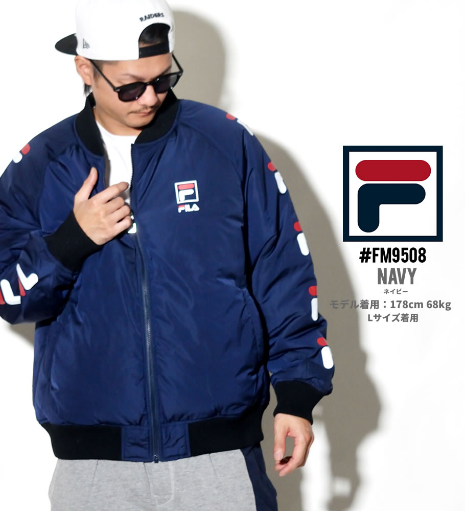 FILA フィラ MA-1 ボンバージャケット メンズ 大きいサイズ FM9508 2018秋冬 新作